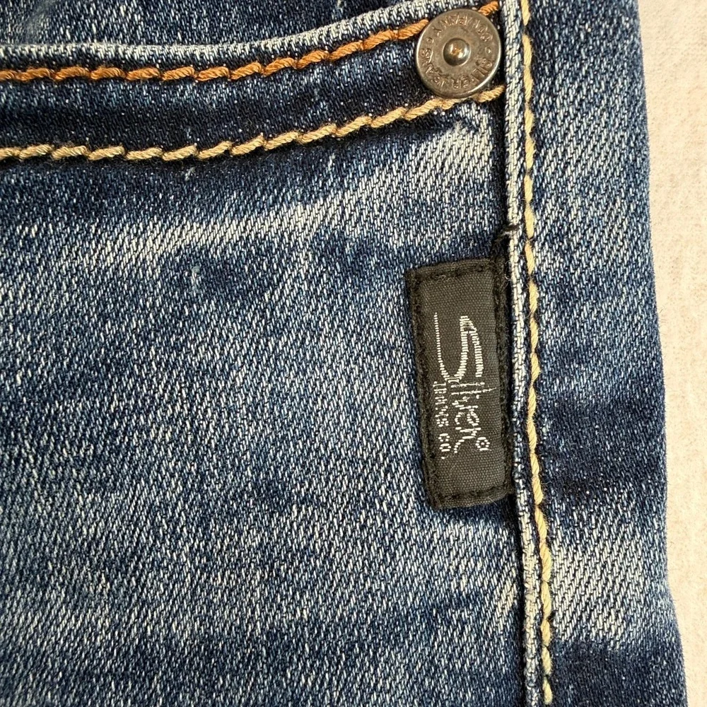 Silver Jeans Mens Gordie Straight Leg Stretch Jeans‎ 30x30 Medium Wash Denim
